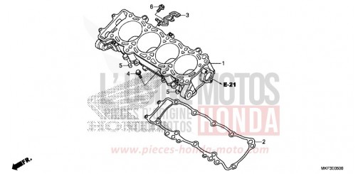 CYLINDRE CBR1000RAH de 2017